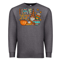 Charcoal Heather i love fall most of fall Premium Sweatshirt - CowhideDigitalArt
