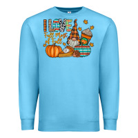 Ocean Blue i love fall most of fall Premium Sweatshirt - CowhideDigitalArt