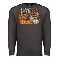 Smoke i love fall most of fall Premium Sweatshirt - CowhideDigitalArt