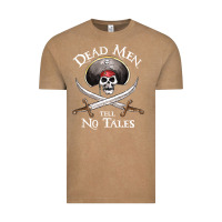 Vintage Coffee Dead Men Tell No Tales Funny Gifts Boy Girl Vintage Tee - maiPhamDesign