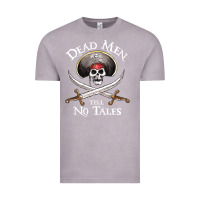 Vintage Zinc Dead Men Tell No Tales Funny Gifts Boy Girl Vintage Tee - maiPhamDesign