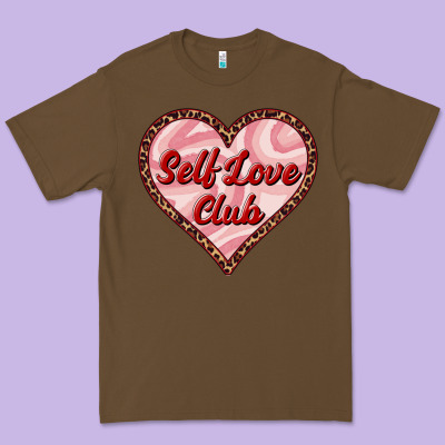 Self Love Club Valentine's Day Premium Tee Designed By Ranaportraitstore