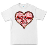 White self love club valentine's day Premium Tee - RanaPortraitStore