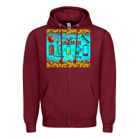 Burgundy Battery Life Of A Teacher Tumbler Zipper Hoodie - BundleAndBundleShop