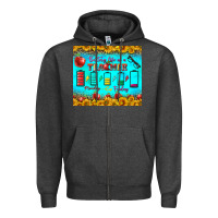 Charcoal Heather Battery Life Of A Teacher Tumbler Zipper Hoodie - BundleAndBundleShop