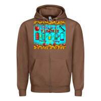 Chestnut Battery Life Of A Teacher Tumbler Zipper Hoodie - BundleAndBundleShop