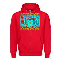 Red Battery Life Of A Teacher Tumbler Zipper Hoodie - BundleAndBundleShop