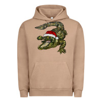 Pigment Burro Christmas alligator Urban Hoodie - BarkalooDesign