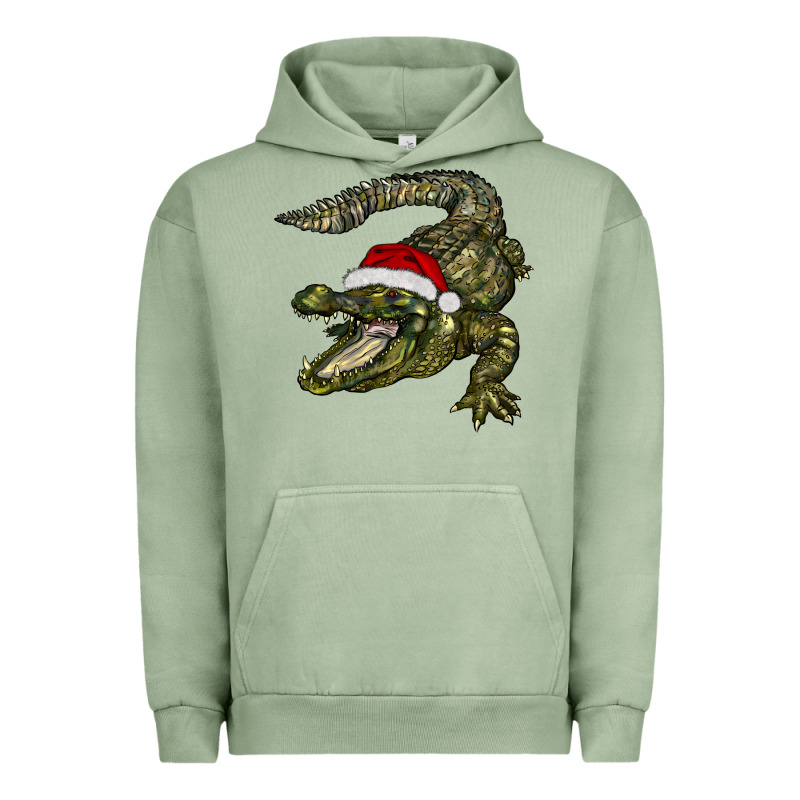 Christmas Alligator Urban Hoodie by BarkalooDesign | Teevron