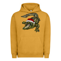 Pigment Peanut Butter Christmas alligator Urban Hoodie - BarkalooDesign