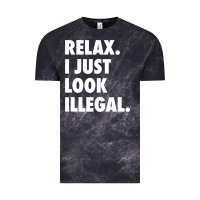 Cloud Black relax trump i just look illegal politically incorrect t shirt Vintage Tee - maiPhamDesign