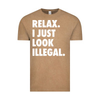 Vintage Coffee relax trump i just look illegal politically incorrect t shirt Vintage Tee - maiPhamDesign