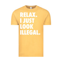 Vintage Mustard relax trump i just look illegal politically incorrect t shirt Vintage Tee - maiPhamDesign