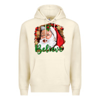 Sandshell Believe And Santa Premium Hoodie - BundleAndBundleShop