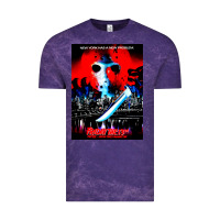 Cloud Purple Vintage Classic  Horror film Art Characters Mens Womens Vintage Tee - maiPhamDesign