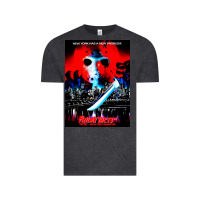Vintage Black Vintage Classic  Horror film Art Characters Mens Womens Vintage Tee - maiPhamDesign