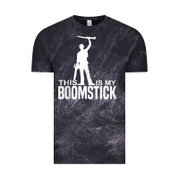 Cloud Black this is my boomstick shotgun chainsaw dead evil halloween tank top Vintage Tee - maiPhamDesign