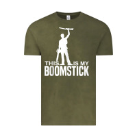 Vintage Olive this is my boomstick shotgun chainsaw dead evil halloween tank top Vintage Tee - maiPhamDesign
