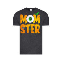 Vintage Black womens momster tshirt halloween scary costume mom t shirt Vintage Tee - maiPhamDesign