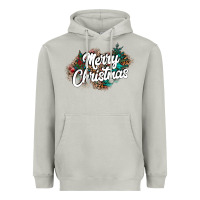 Moon Dust Merry Christmas Heavyweight Hoodie - CowhideDigitalArt