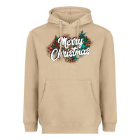 Mushroom Merry Christmas Heavyweight Hoodie - CowhideDigitalArt