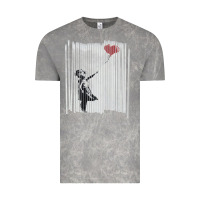 Cloud Rock banksy balloon girl cute Vintage Tee - maiPhamDesign
