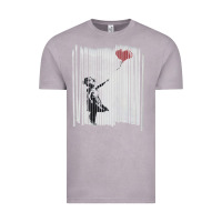 Vintage Zinc banksy balloon girl cute Vintage Tee - maiPhamDesign