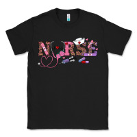 Black valentine's day nurse Classic Tee - RanaPortraitStore