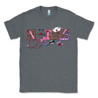 Charcoal Heather valentine's day nurse Classic Tee - RanaPortraitStore