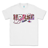 White valentine's day nurse Classic Tee - RanaPortraitStore