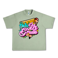 Oil Green hello 5th grade Urban Heavy Tee - JahusDesignShop