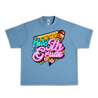 Pebble Blue hello 5th grade Urban Heavy Tee - JahusDesignShop