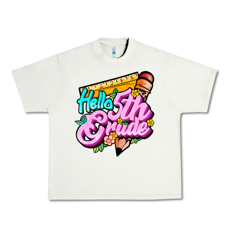 Hello 5th Grade Urban Heavy Tee by JahusDesignShop | Teevron