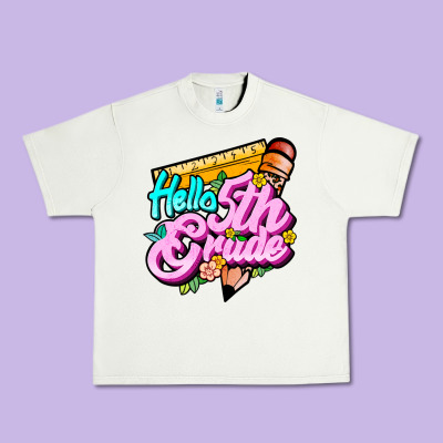 Hello 5th Grade Urban Heavy Tee Designed By Jahusdesignshop