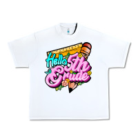 White hello 5th grade Urban Heavy Tee - JahusDesignShop