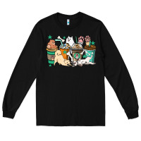 Black Dog coffee cups Long Sleeve Tee - HowdyJamesFarm