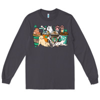 Smoke Dog coffee cups Long Sleeve Tee - HowdyJamesFarm