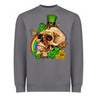 Storm St. Patrick's boho skull Heavyweight Sweatshirt - OliviaCreatesArt