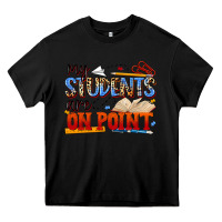 Black my students are on point Heavy Core Tee - NancyCooperArtShop