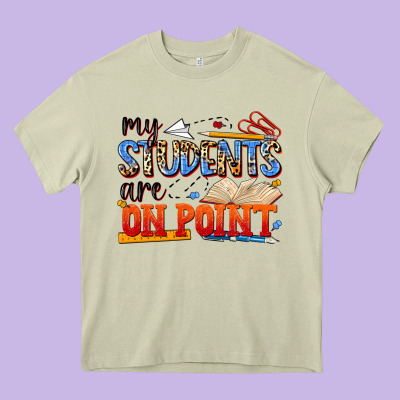 My Students Are On Point Heavy Core Tee Designed By Nancycooperartshop