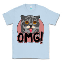 Dusty Blue omg cat Classic Tee - Bettercallsaul