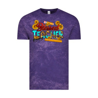 Cloud Purple blessed teacher Vintage Tee - RanaPortraitStore