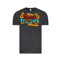 Vintage Black blessed teacher Vintage Tee - RanaPortraitStore
