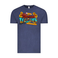 Vintage Denim blessed teacher Vintage Tee - RanaPortraitStore