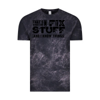 Cloud Black that's what i do i fix stuff and i know things funny Vintage Tee - maiPhamDesign