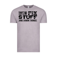 Vintage Zinc that's what i do i fix stuff and i know things funny Vintage Tee - maiPhamDesign
