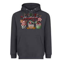Smoke Merry Christmas Heavyweight Hoodie - CowhideDigitalArt