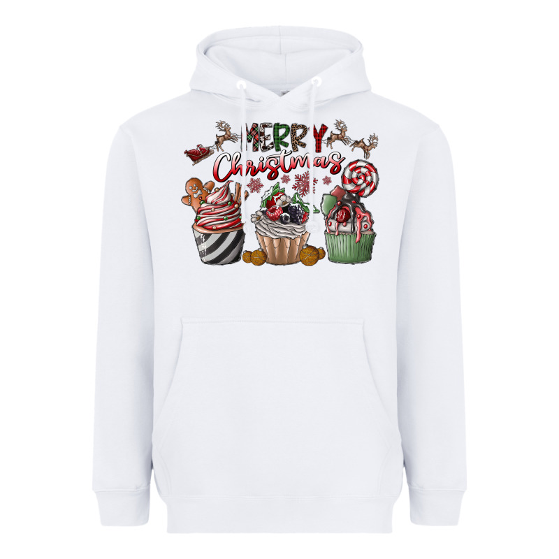 Merry Christmas Heavyweight Hoodie by CowhideDigitalArt | Teevron