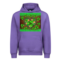 Tulip st.patricks heart shamrocks glitter Urban Hoodie - BarkalooDesign