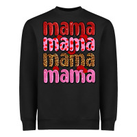 Black valentines day mama olivia Heavyweight Sweatshirt - OliviaCreatesArt